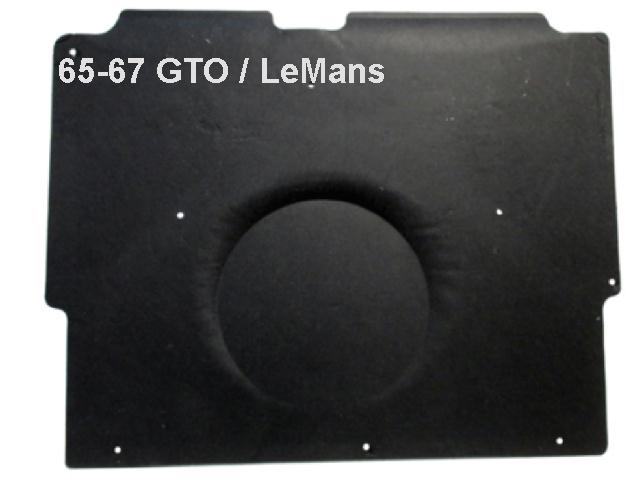Hood insulation 65-67 GTO / LeMans - Molded